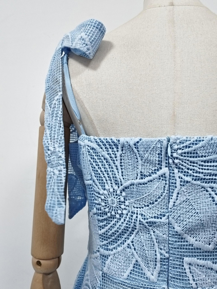 TWOTWINSTYLE Spliced Mesh Tunic Minimalist Camisole Dress