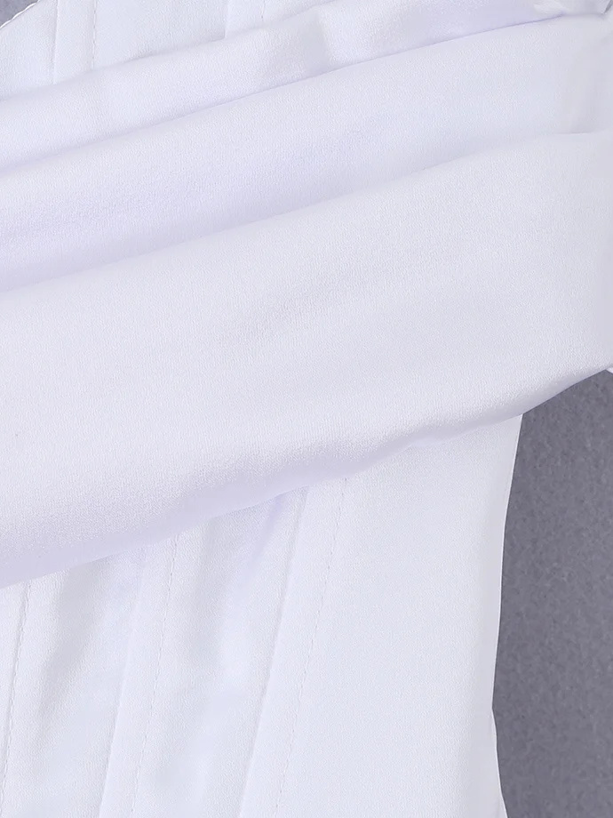 TWOTWINSTYLE Square Neck Corset Bubble Hem Design Dress