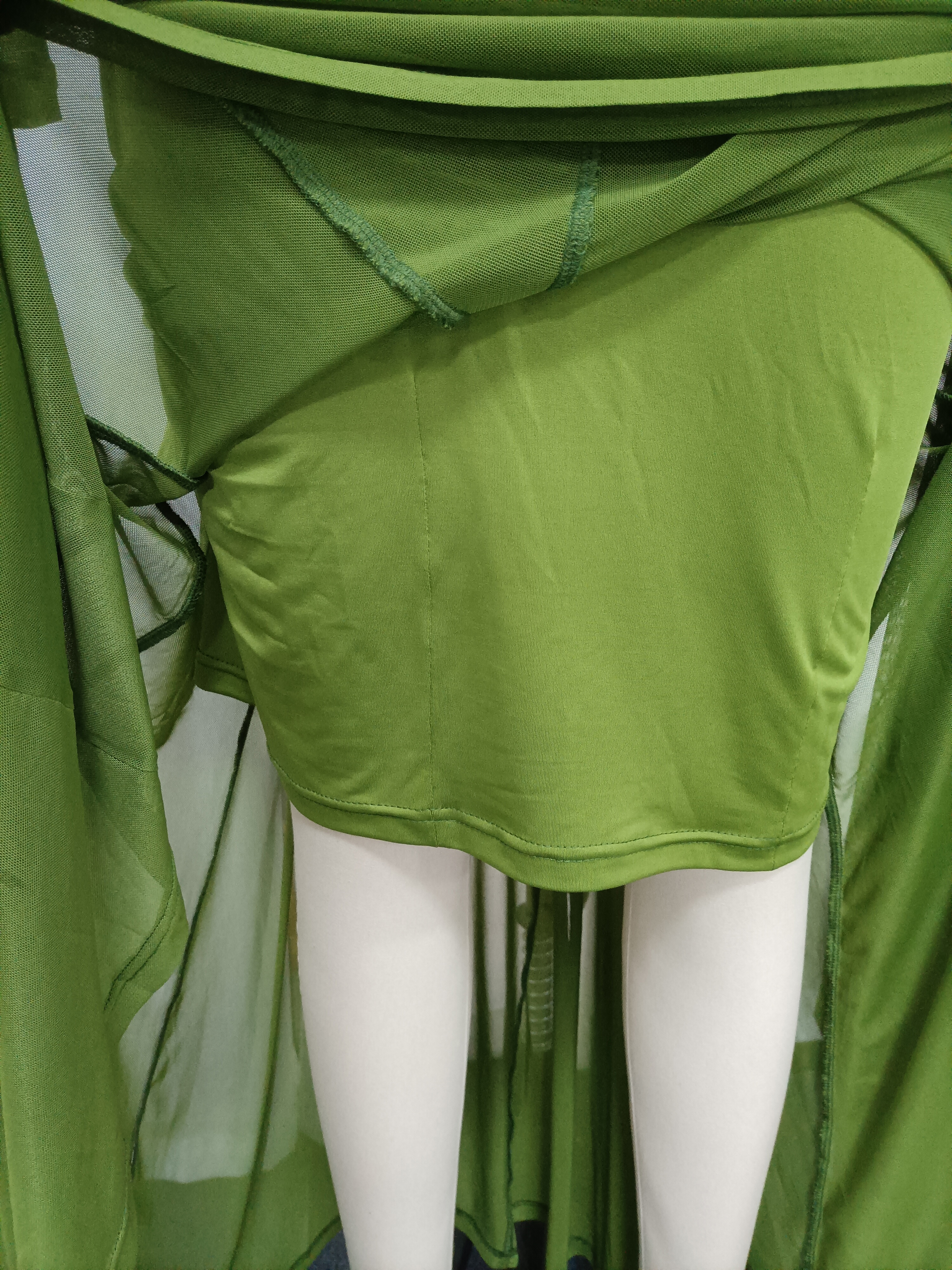 TWOTWINSTYLE V Neck Hollow Out Patchwork Knot Vintage Dress