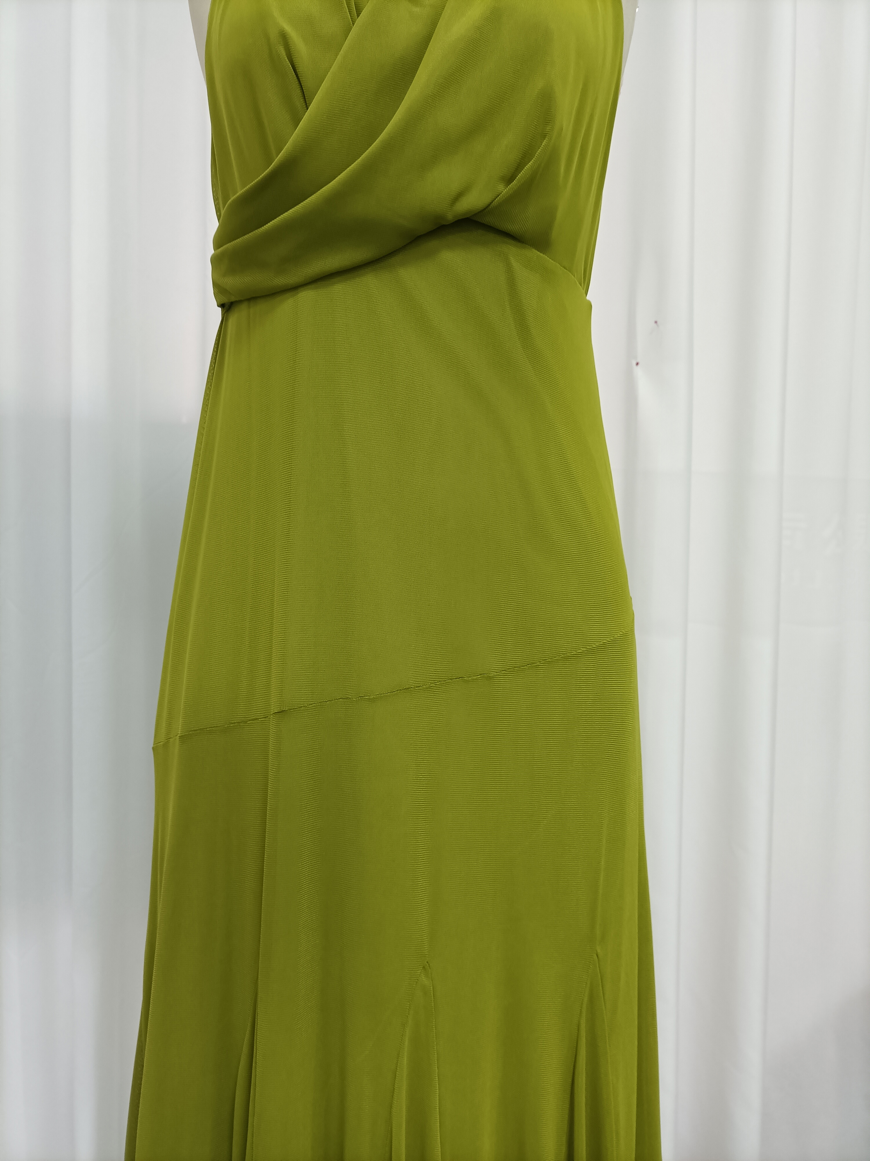 TWOTWINSTYLE Off Shoulder Pleated High Waist Vintage Dress