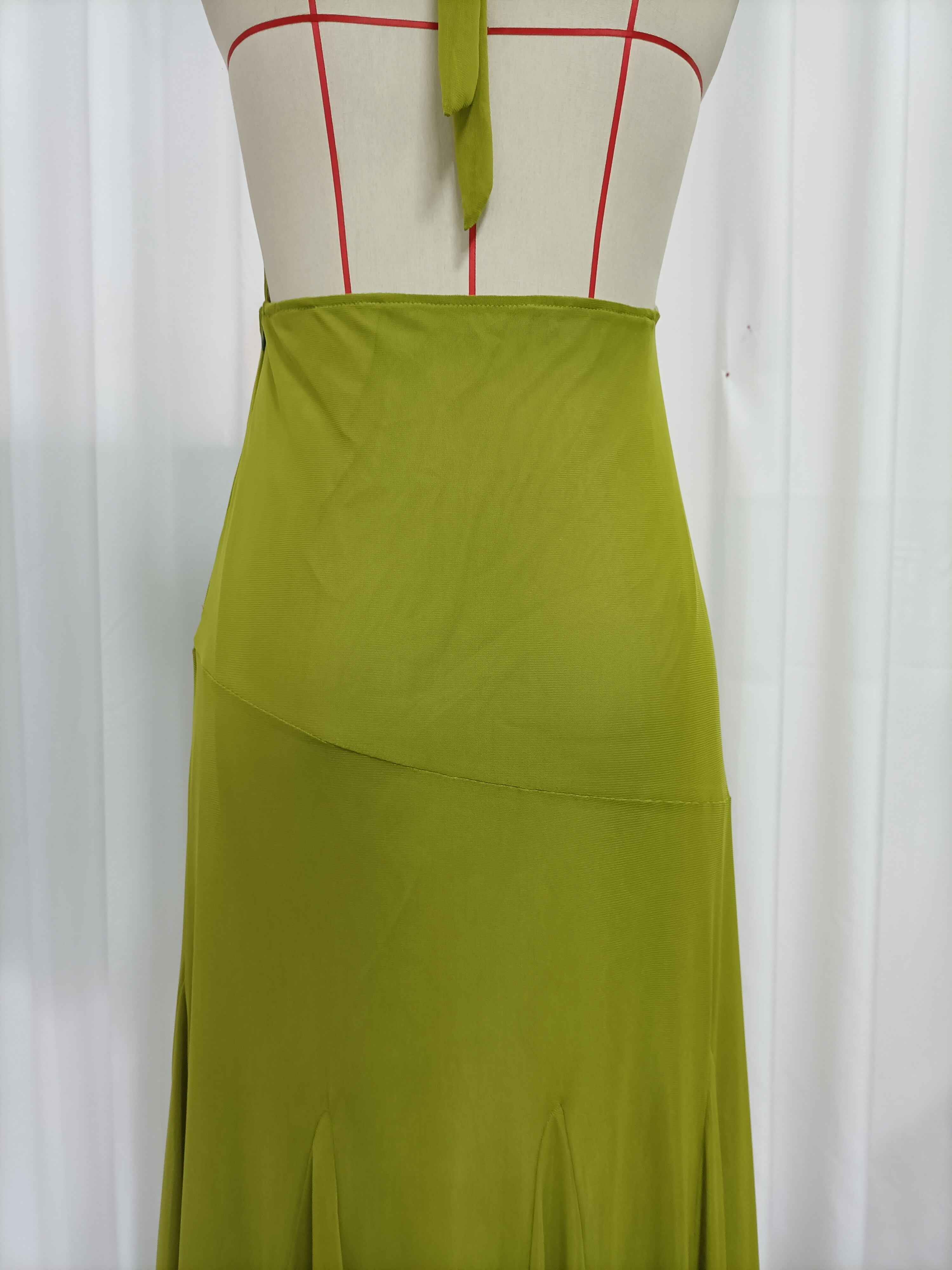TWOTWINSTYLE Off Shoulder Pleated High Waist Vintage Dress