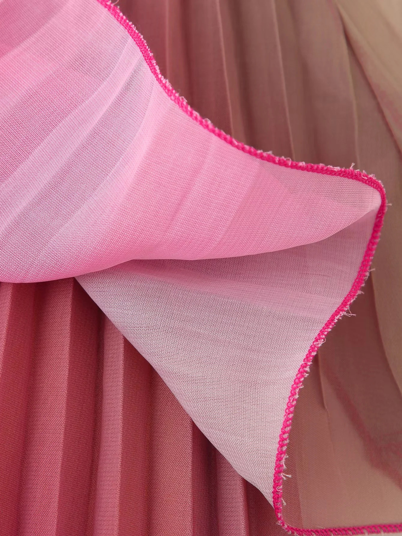 TWOTWINSTYLE Off Shoulder Pleated Ruffles Gradient Chic Dress