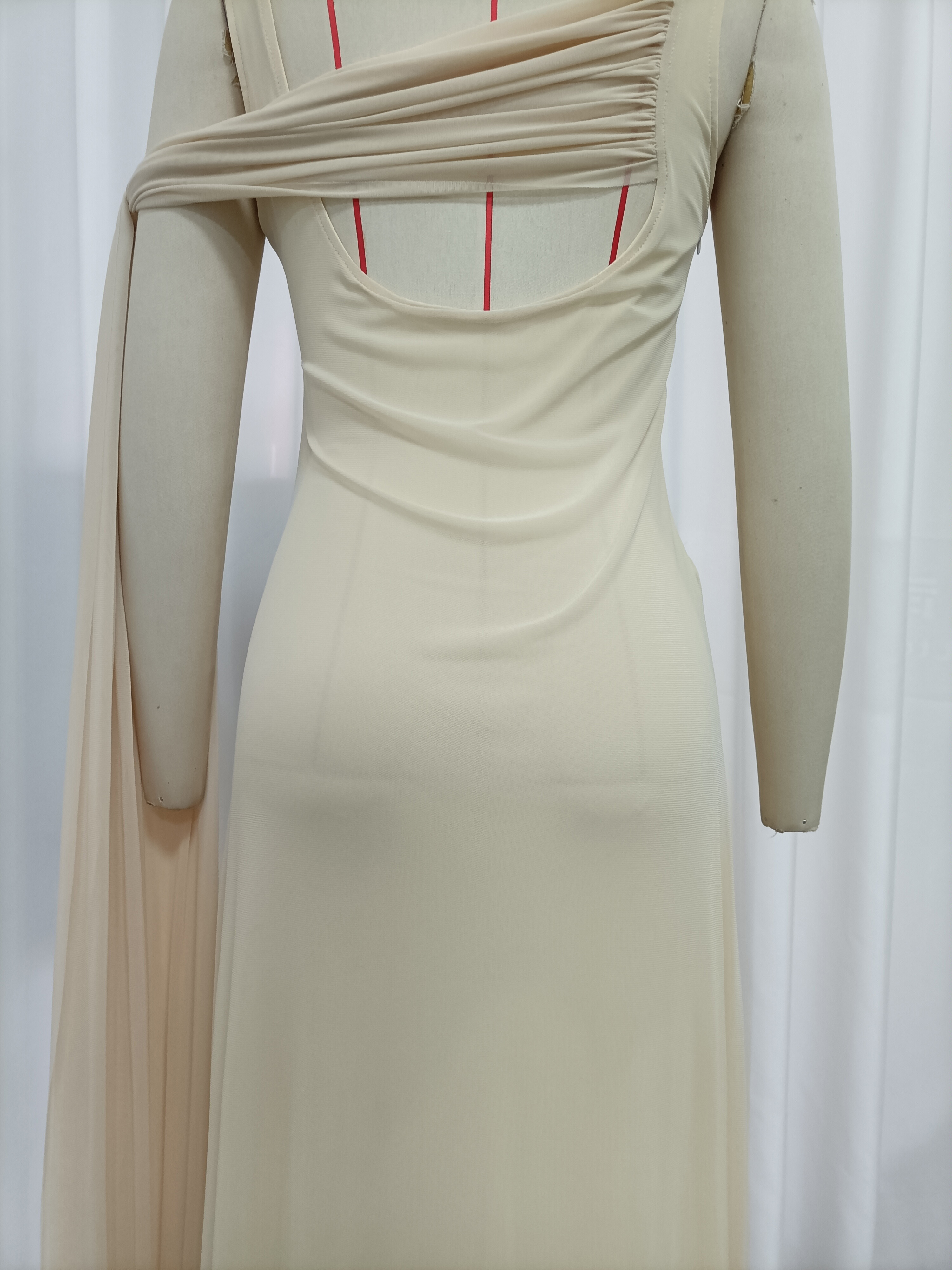 TWOTWINSTYLE Sleeveless Asymmetric Pleated Tunic Chic Dress