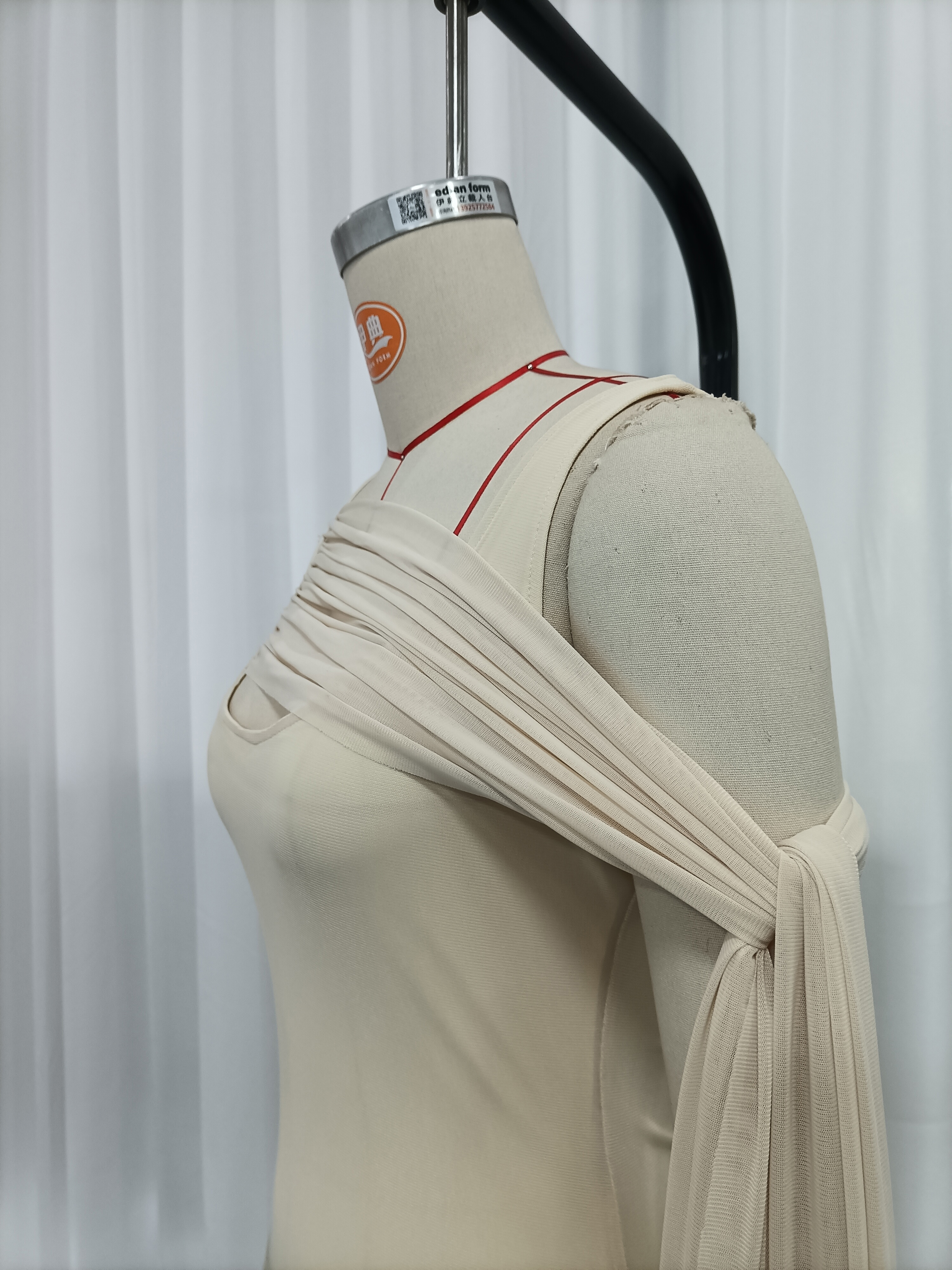 TWOTWINSTYLE Sleeveless Asymmetric Pleated Tunic Chic Dress