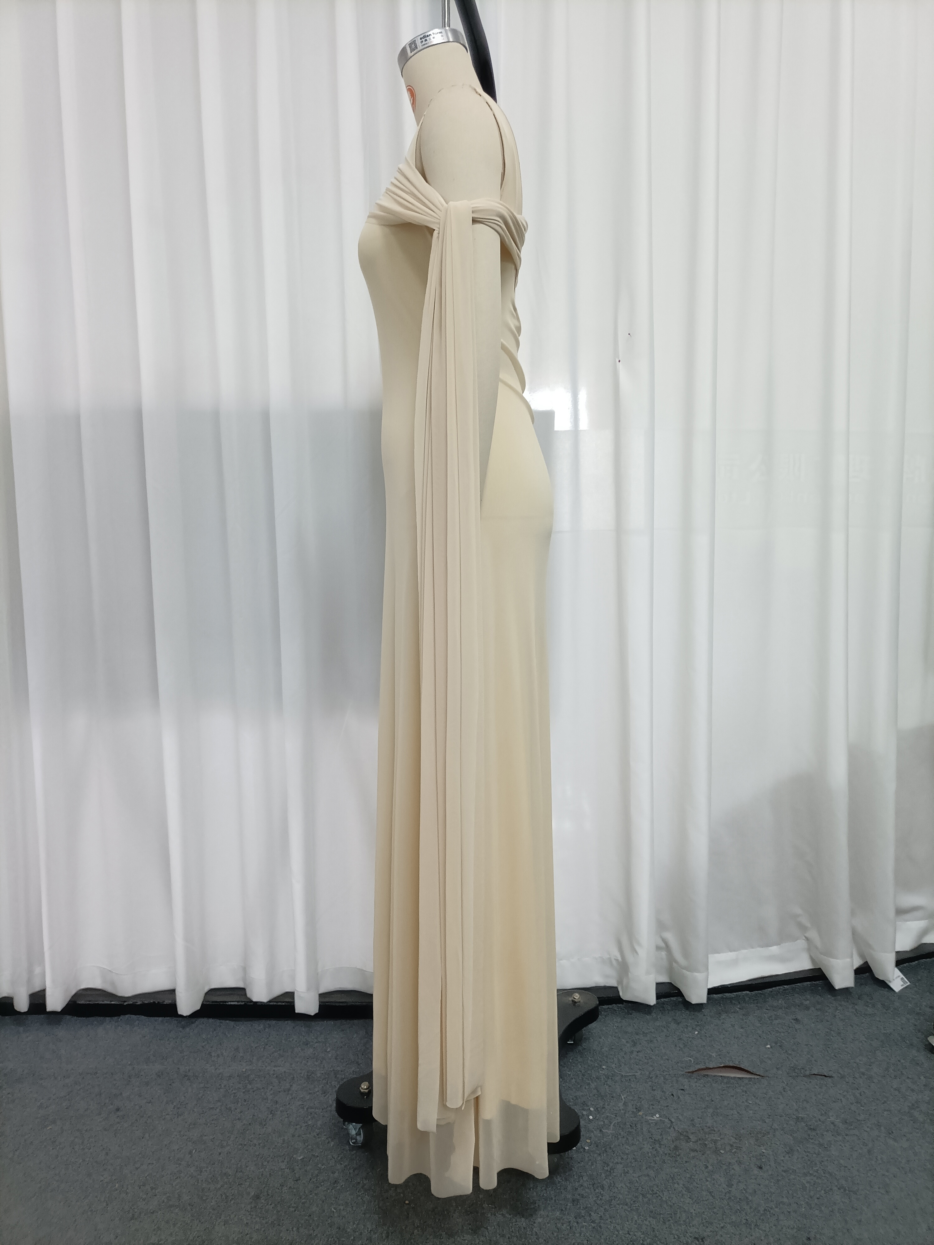 TWOTWINSTYLE Sleeveless Asymmetric Pleated Tunic Chic Dress