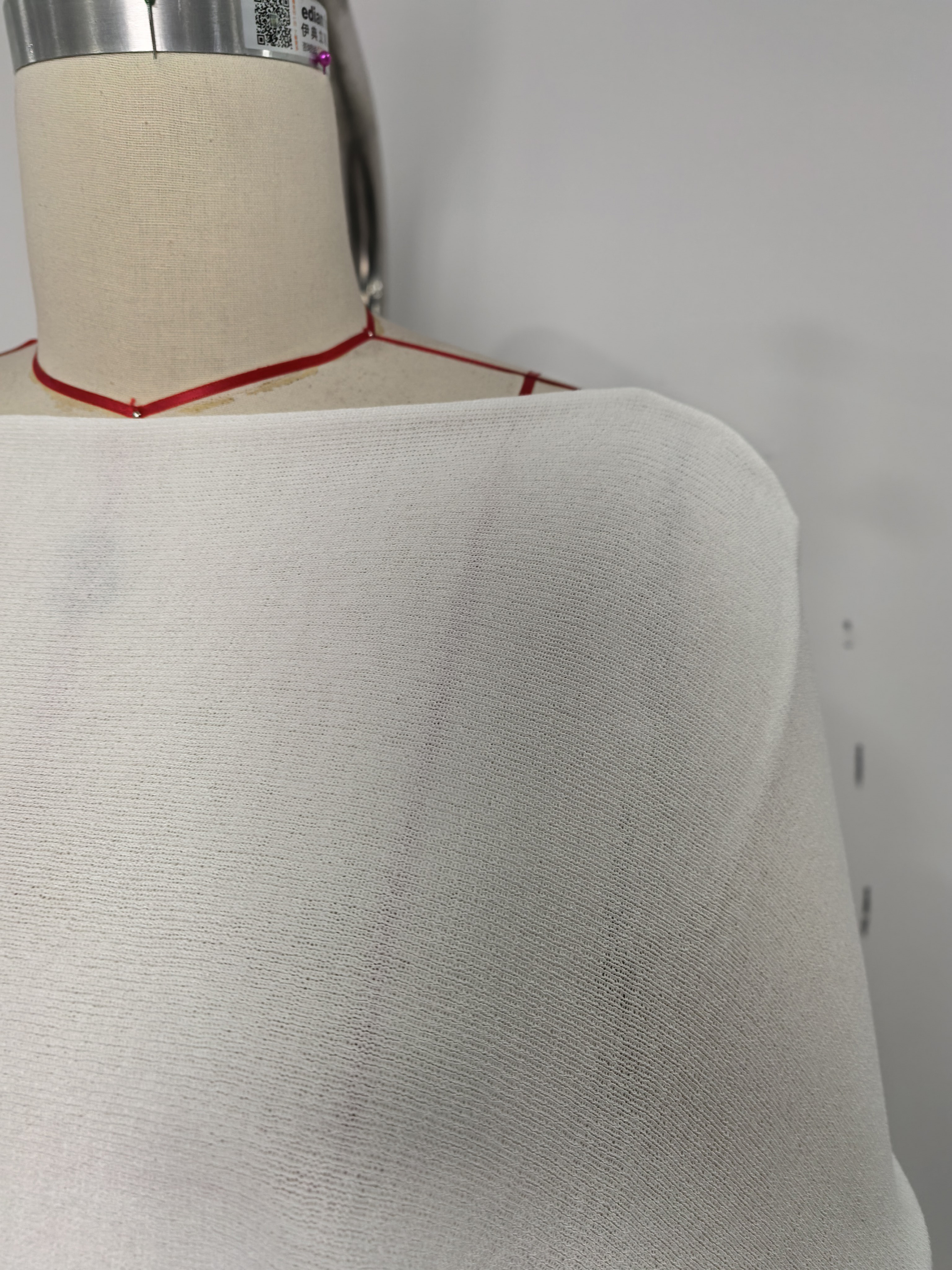 TWOTWINSTYLE Solid Round Neck Batwing Sleeve Casual Shirt