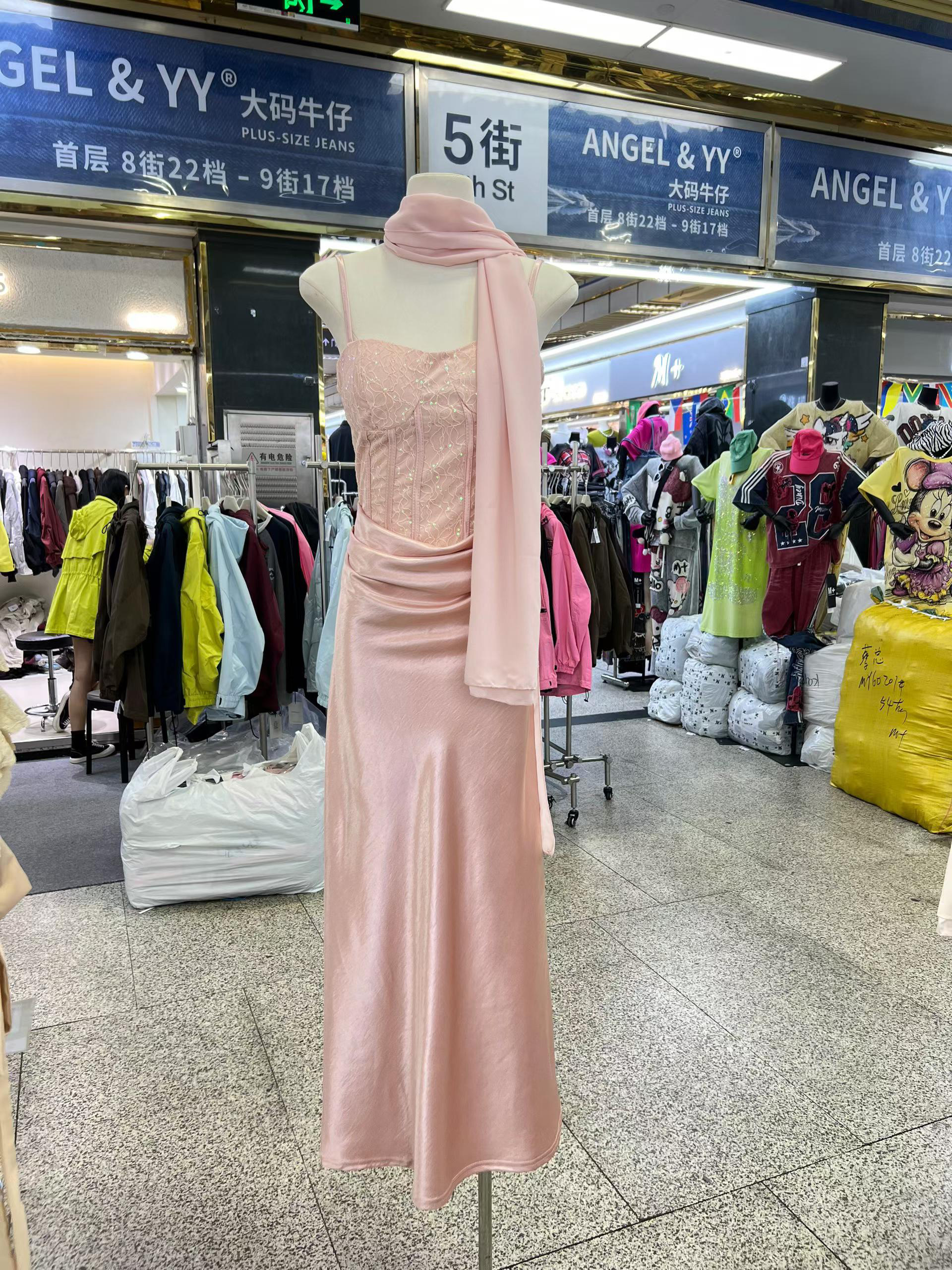 TWOTWINSTYLE Spliced Tunic Pleated Sexy Camisole Dress