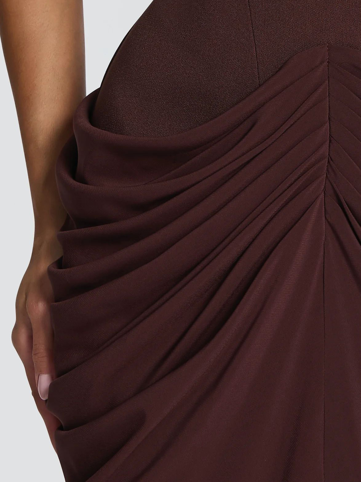 TWOTWINSTYLE Off Shoulder Tunic Pleated Elegant Dress