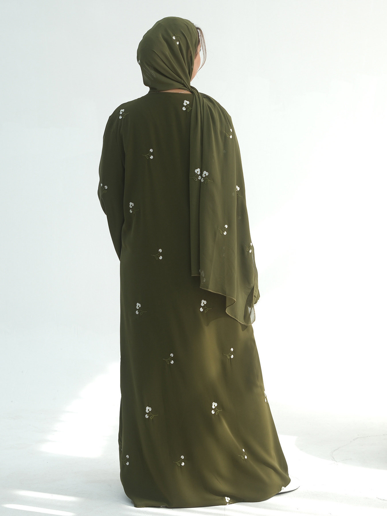 TWOTWINSTYLE Spliced Embroidery Long Sleeve Loose Vintage Coat
