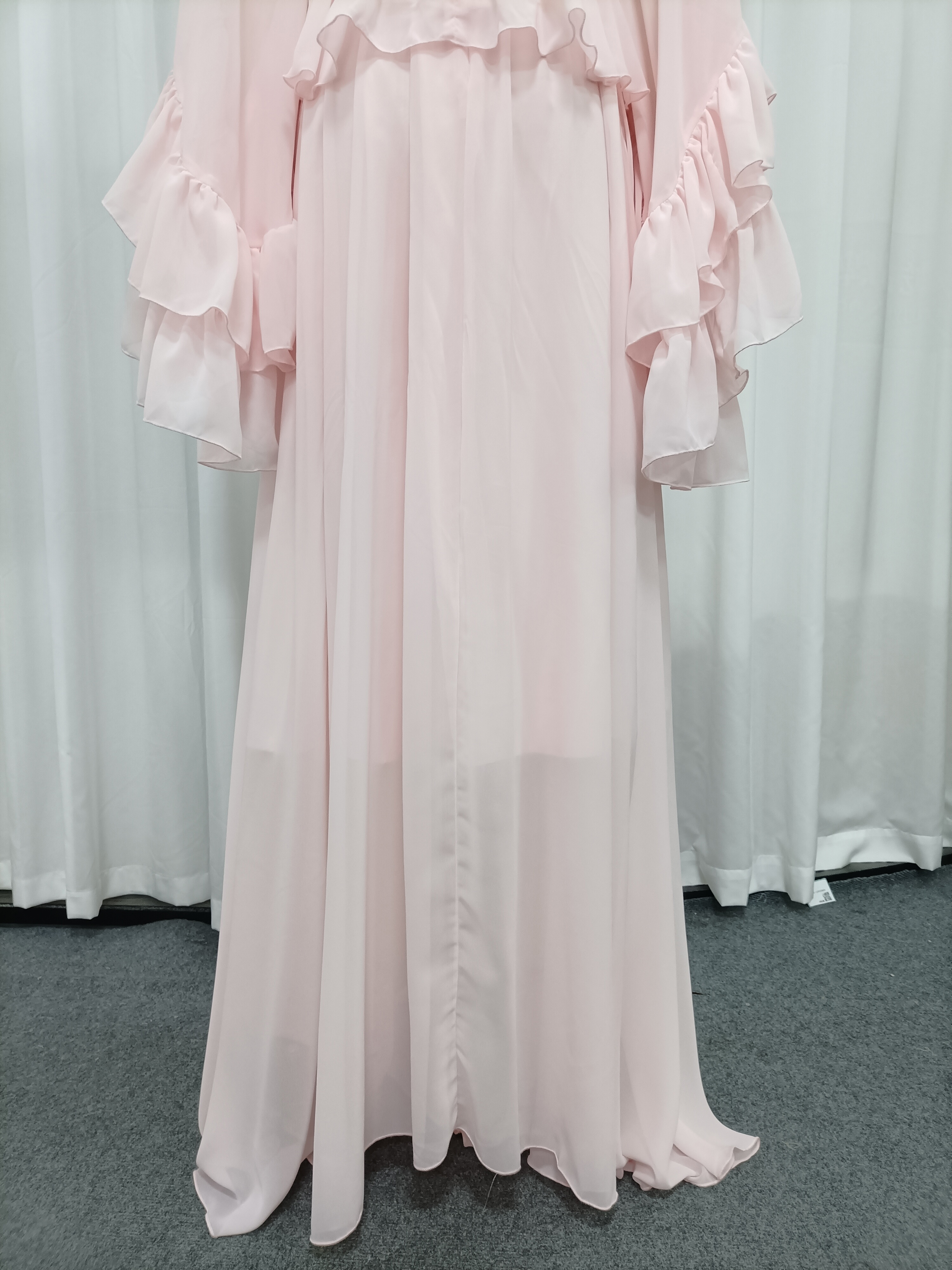 TWOTWINSTYLE Off Shoulder Spliced Flower Ruffles Elegant Dress