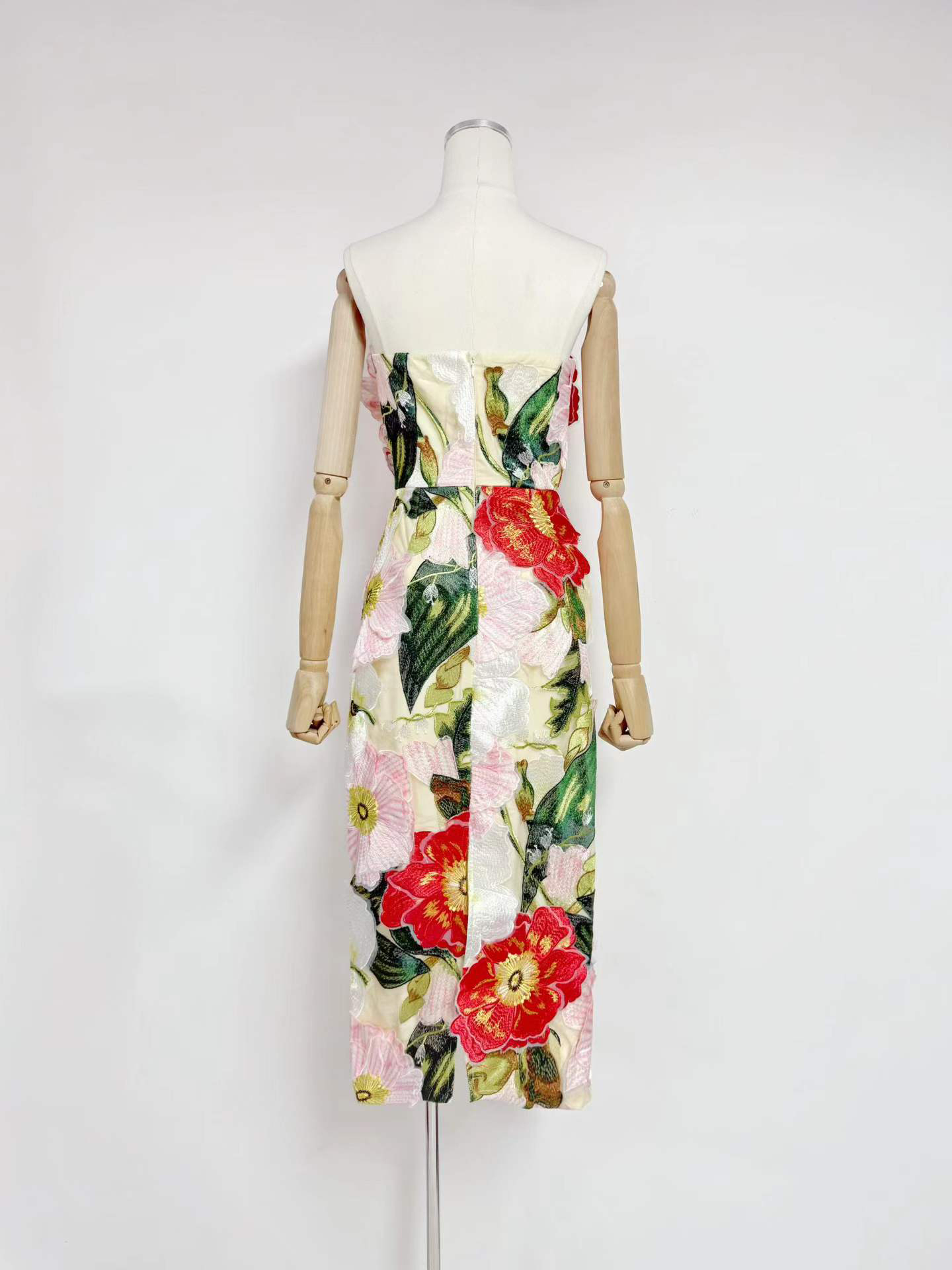 TWOTWINSTYLE Off Shoulder Tunic Patchwork Appliques Design Dress