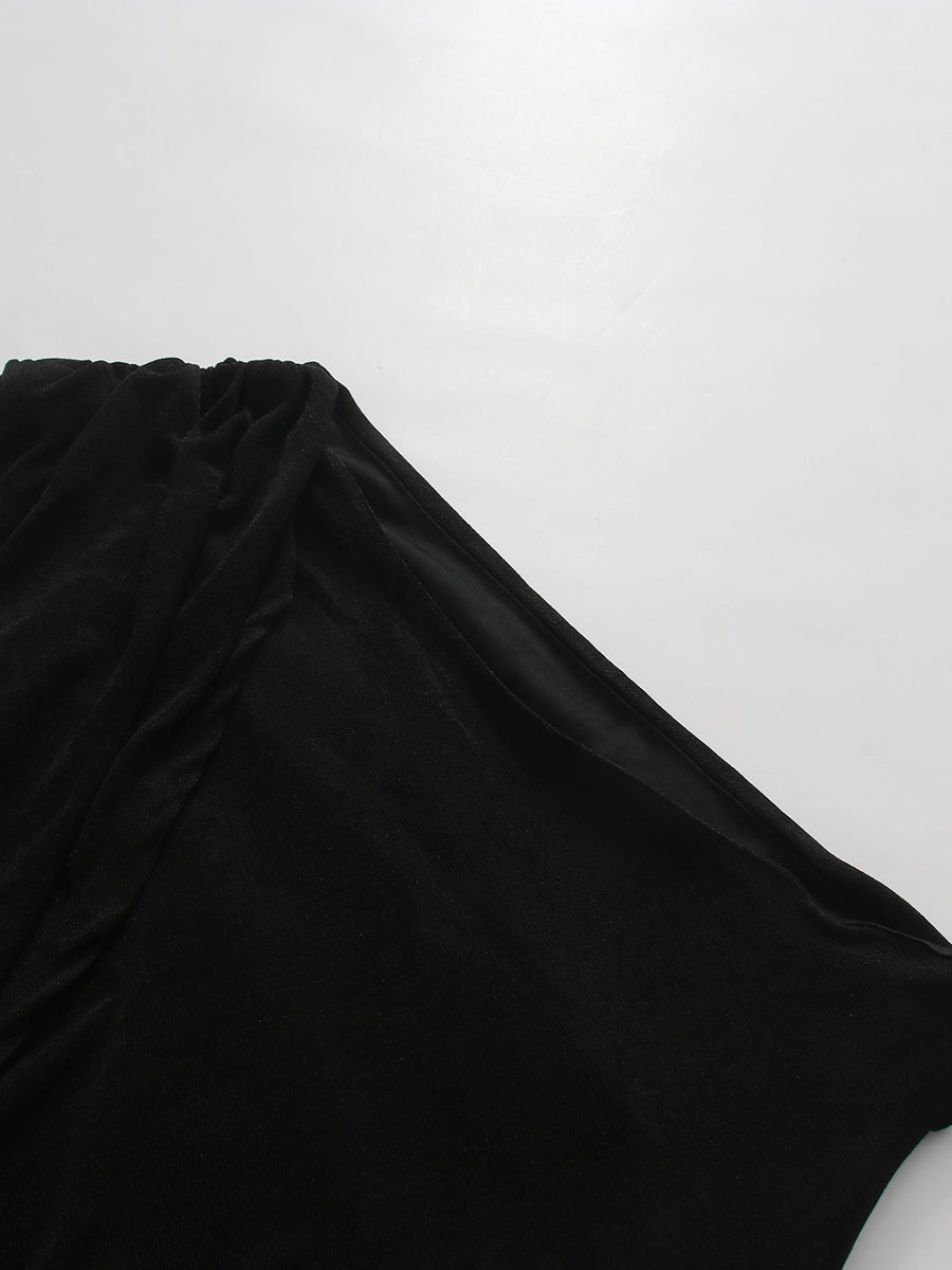 TWOTWINSTYLE Off One Shoulder Ruched Sexy Dress