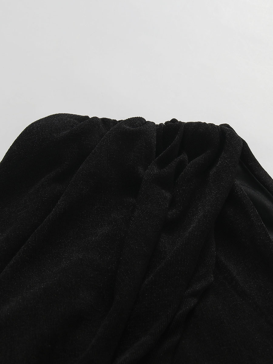 TWOTWINSTYLE Off One Shoulder Ruched Sexy Dress