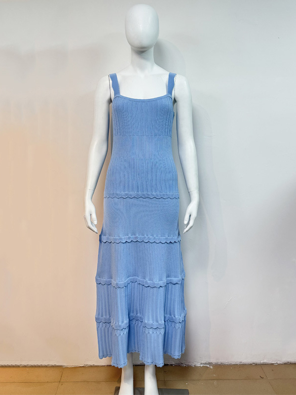 TWOTWINSTYLE Square Neckline Spliced Lace Tunic Elegant Dress