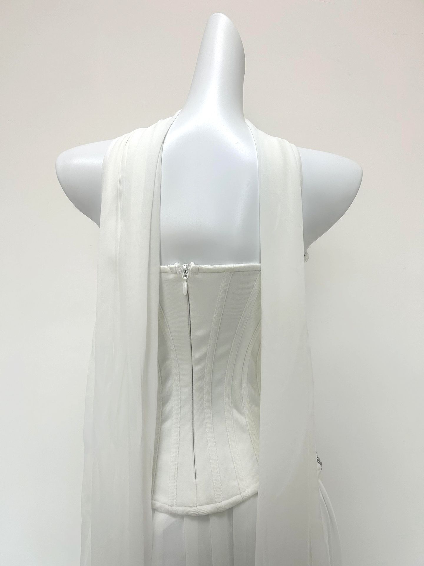 TWOTWINSTYLE Solid Off Shoulder Spliced Diamond Tunic Elegant Dress