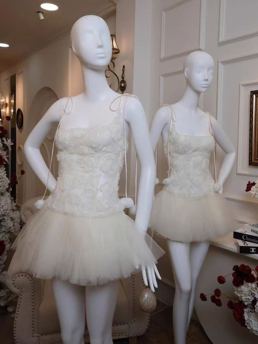 TWOTWINSTYLE Lace Spliced Mesh Tunic Chic Dress
