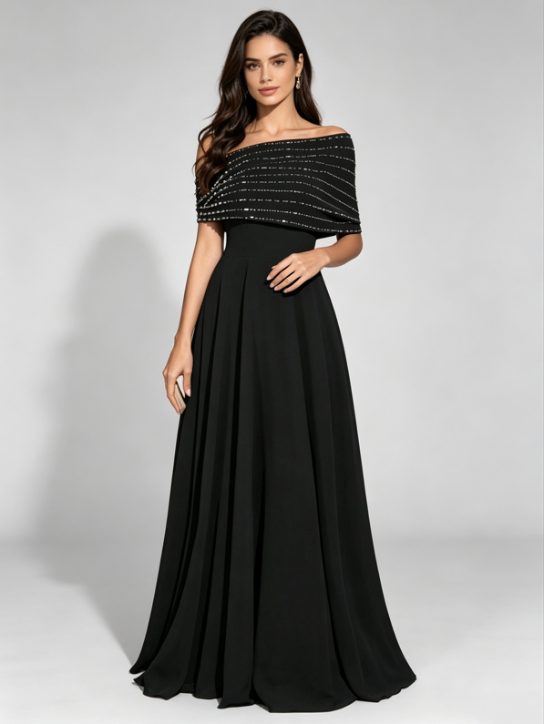 TWOTWINSTYLE Off One Shoulder Spliced Diamond Tunic Vintage Dress
