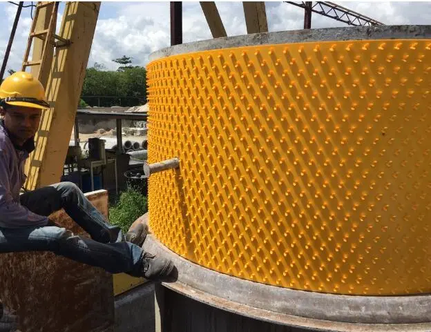 HDPE V lock lining sheet application reference for shield tunneling