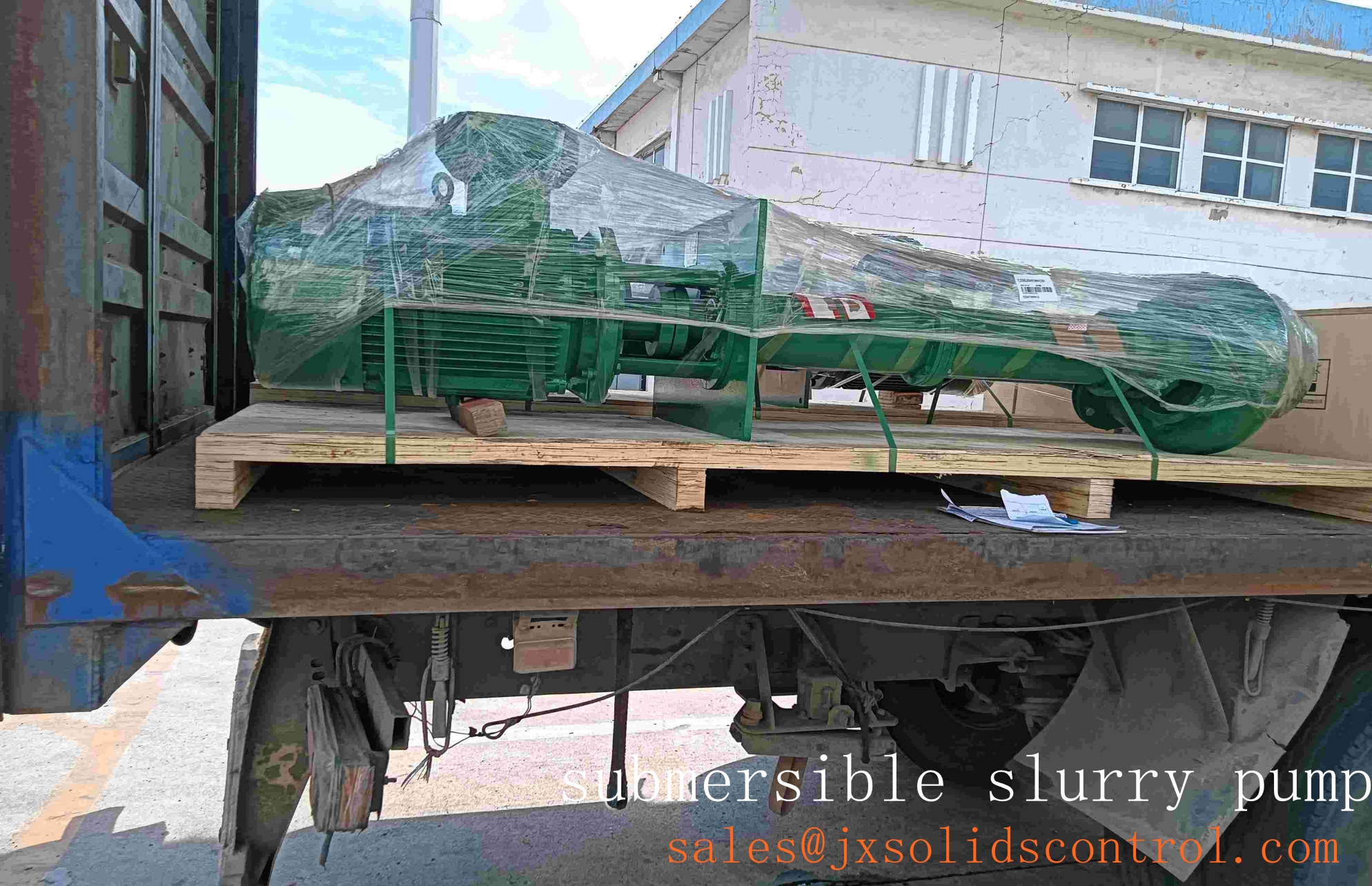 2 sets submersible slurry were deliveried to client