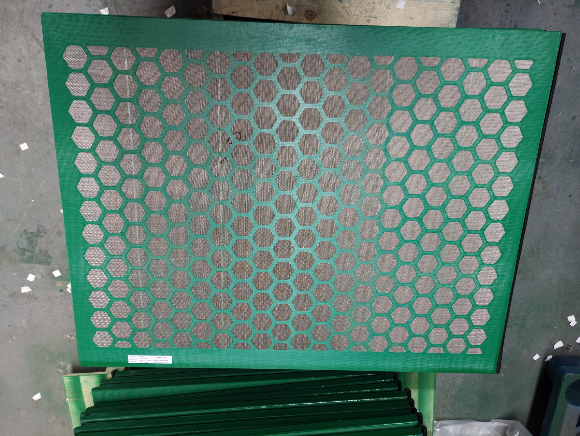 21 boxes of VSM300 replacement shale shaker screens deliveried to new client