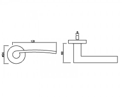 Stainless Steel Door Handle HC-107