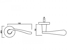 Stainless Steel Door Handle HC-014