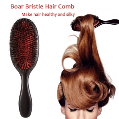 Anti-static Hair Scalp Nylon Hair Comb Massage Comb Professional Hairdressing Supplies Styling Tool Boar Bristle Hair Brush