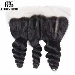 NAMI HAIR 13x4 Lace Frontal Closure Brazilian Loose Wave Virgin Human Hair Natural Color