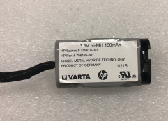 HP VARTA 759619-001 756126-001 3.6V FBWC Smart Array Battery Pack Cable Assembly