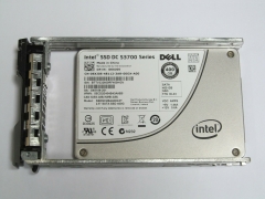 Dell Intel 2.5" SATA 6G 400GB SSD DC S3700 Series SSDSC2BA400G3 6XJ05 WITH TRAY