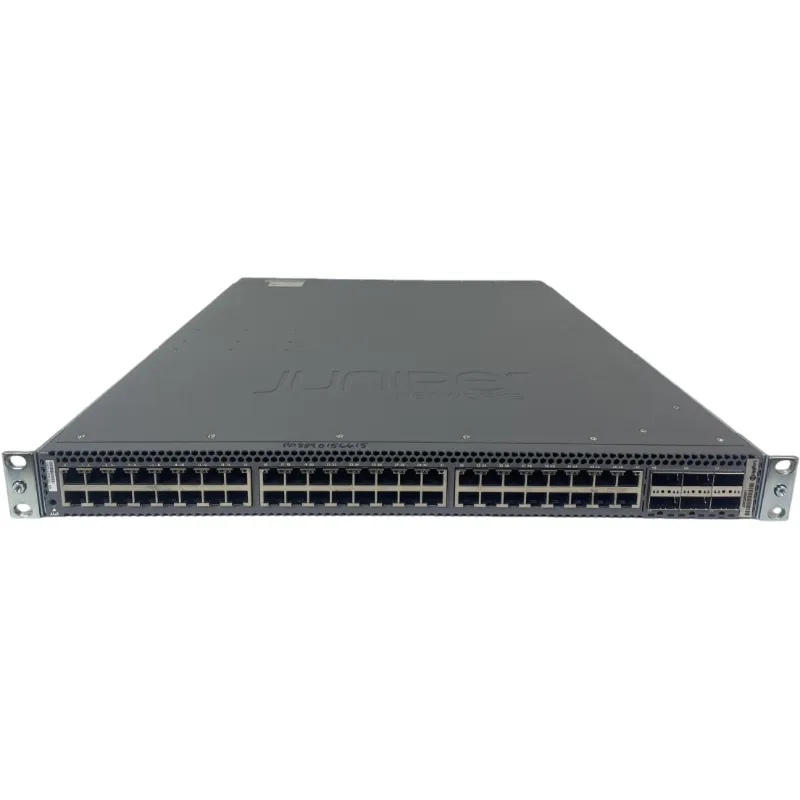 Juniper QFX5100, 48X10GT+6X40G 2 AC BF QFX5100-48T-AFI RJ-45 Switch with 6x Port