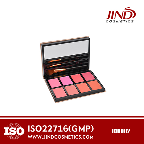 Professional Best Seller Blush Packaging Palette Custom Logo Makeup Face Smooth Blush Powder Palette