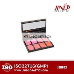 Professional , Best Seller Blush Packaging Palette Custom Logo Makeup Face Smooth Blush Powder Palette