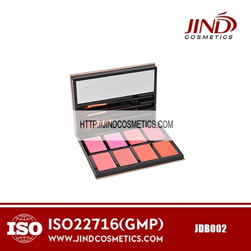 Professional , Best Seller Blush Packaging Palette Custom Logo Makeup Face Smooth Blush Powder Palette