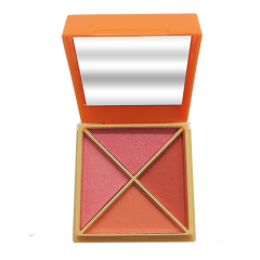 high pigment eyeshadow and blush makeup palette natural color