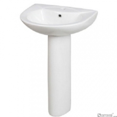 NG241-510 ceramic pedestal basin