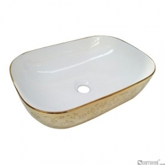 58256D3 inset ceramic basin