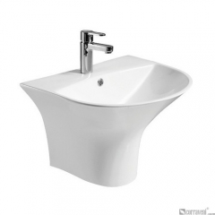 MT143 ceramic wall-hung washbasin