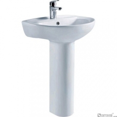 NR341 ceramic pedestal basin