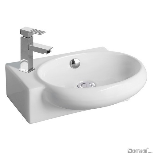 51006R ceramic wall-hung washbasin