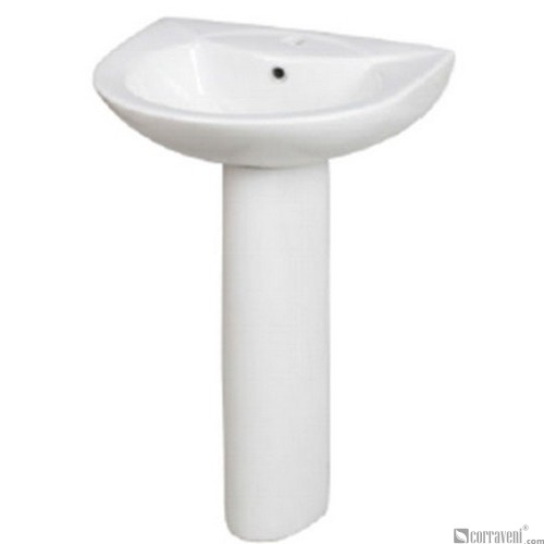 NG241-580 ceramic pedestal basin