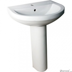 NR841 ceramic pedestal basin