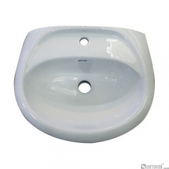 NG243 ceramic wall-hung washbasin