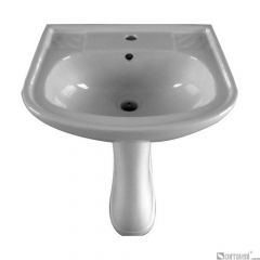 PO141 ceramic pedestal basin