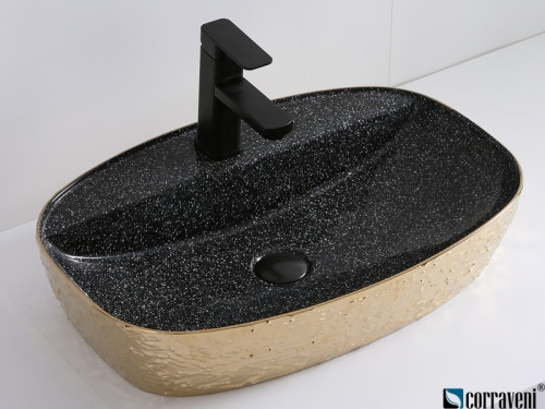 D59002GB ceramic countertop basin