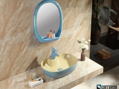 CN0009 ceramic countertop basin