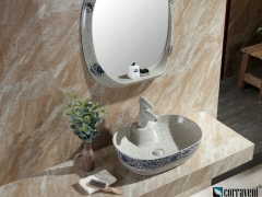 CN0038 ceramic countertop basin