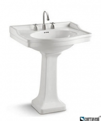 EE1341 ceramic pedestal basin