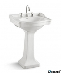 EE1441 ceramic pedestal basin