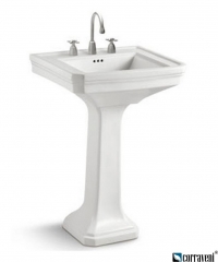 EE1241 ceramic pedestal basin